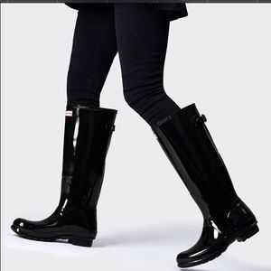 Hunter adjustable back boots